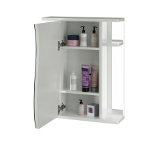 Зеркало-шкаф навесной без подсветки MIXLINE Классик-55 левый (525512)