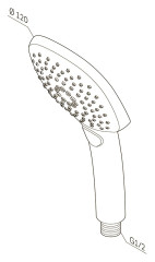 Душевая лейка AM PM Sensation F0230000