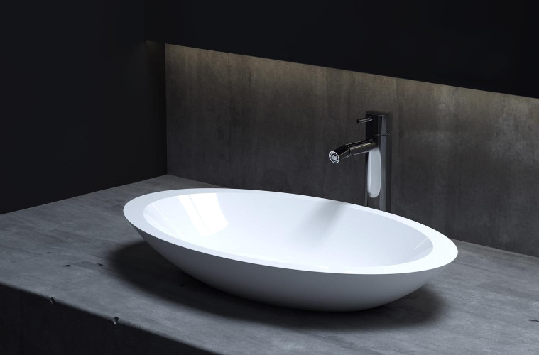 Раковина накладная Salini CALLISTA 102 покраска по RAL полностью