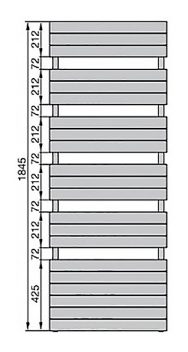 Полотенцесушитель Zehnder Nova Spa NOU-180-060