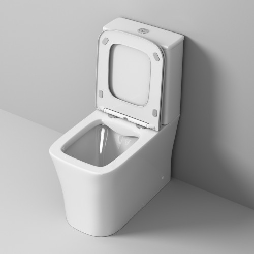 Унитаз Grossman Classic GR-4467S (620*360*820) напольный БЕЗОБОДКОВЫЙ с тонкой крышкой