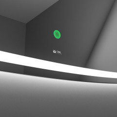 Зеркало OWL 1975 Gotland с LED подсветкой, 900х800