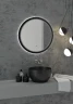 Зеркало Континент Planet Black Led D 700 с бесконтактным сенсором