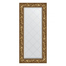 Зеркало настенное с гравировкой EVOFORM в багетной раме Византия золото, 59х128 см, BY 4070