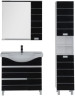Мебель для ванной Aquanet Доминика 90 черный
