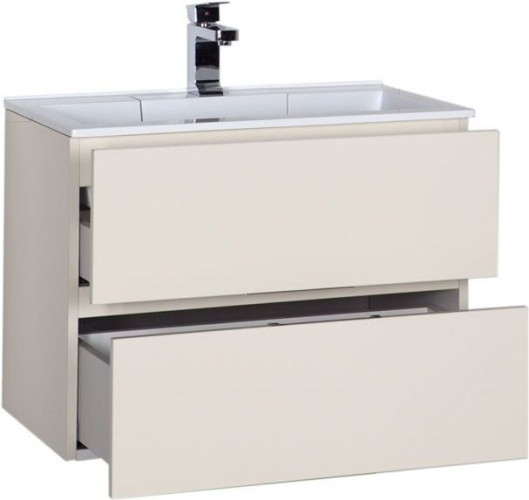 Тумба с раковиной Aquanet Алвита 70 крем