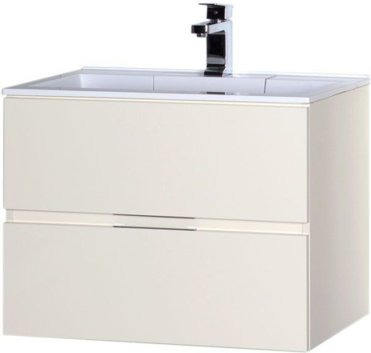 Тумба с раковиной Aquanet Алвита 70 крем