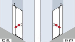 Душевая дверь Kermi Filia XP FX 1TR 10020VPK