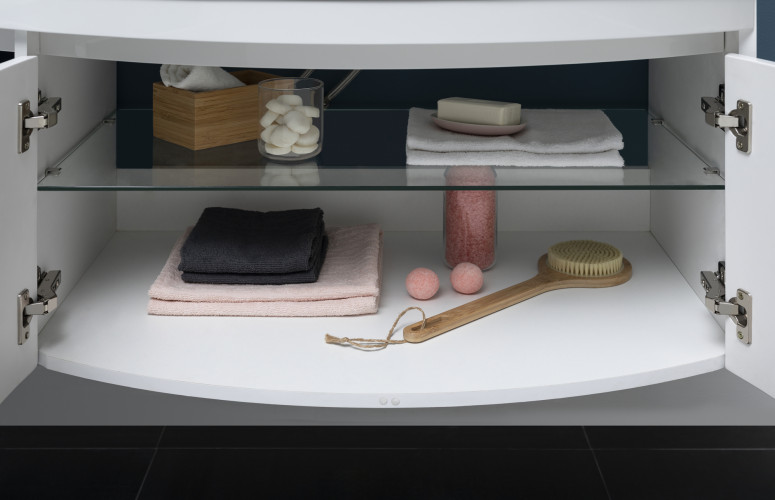 Тумба с раковиной Aquanet Опера 115 R белый (2 дверцы 2 ящика)