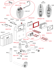 AM112 ( A112) Basicмodul - Бачок для унитаза для замуровывания в стену СНЯТА С ПРОИЗВОДСТВА ЗАМЕНА НА AM112-001