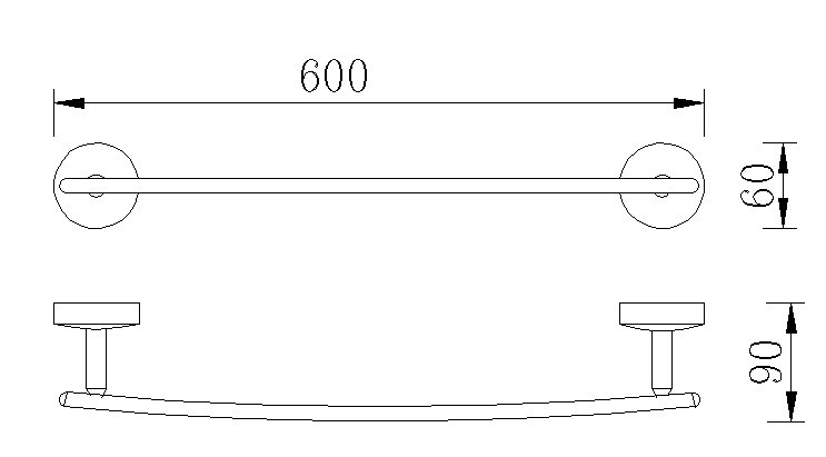 Держатель для полотенец Rush Fiji FI18531