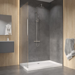 Душевой поддон прямоугольный керамический RGW CR (Глубина 35) арт. 19170382-01