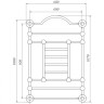 Электрический полотенцесушитель Migliore Edward SX 1000x700 L