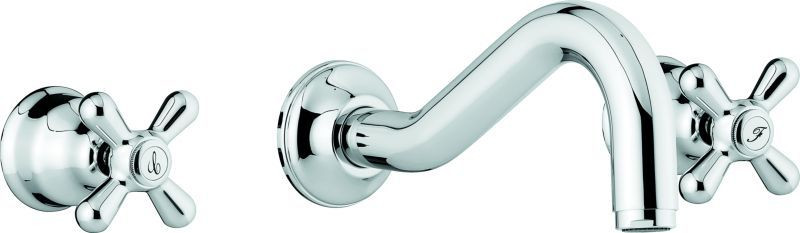 Emmevi Deco Classic, смеситель настенный для кухни, цвет золото