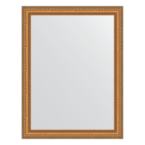 Зеркало настенное EVOFORM в багетной раме золотые бусы на бронзе, 65х85 см, BY 3170