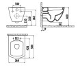 CREAVIT Унитаз подвесной с биде