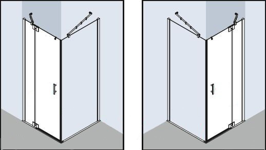 Душевая дверь Kermi Filia XP FX 1WL 09020VPK