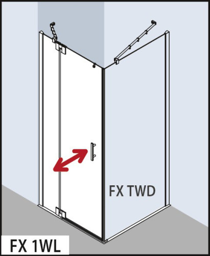 Душевая дверь Kermi Filia XP FX 1WL 09020VPK