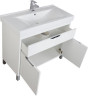 Тумба с раковиной Aquanet Гретта 100 белый