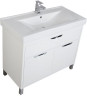 Тумба с раковиной Aquanet Гретта 100 белый
