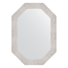 Зеркало настенное Polygon EVOFORM в багетной раме серебряный дождь, 52х72 см, BY 7085