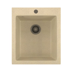 Мойка из искусственного мрамора MIXLINE ML-GM14 42x49,5 (525098)