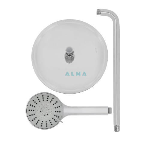 Встраиваемый душевой комплект со смесителем Ruver, хром 3 режима