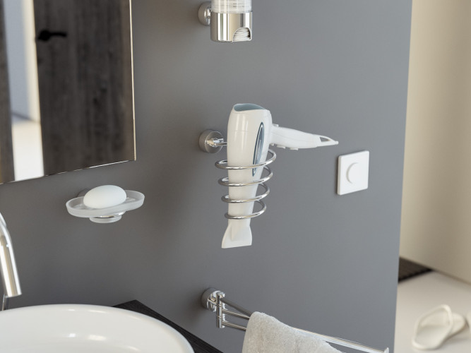 Держатель фена (хром) (FBS) NOS 080