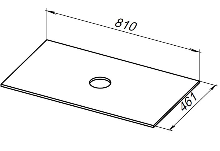 Столешница Allen Brau Reality 1.32023.B-S 80 beige structure