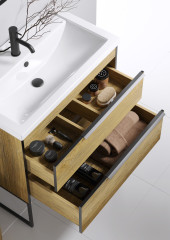 Напольная тумба 80 см Aqwella FRG0108DB+FRGN440