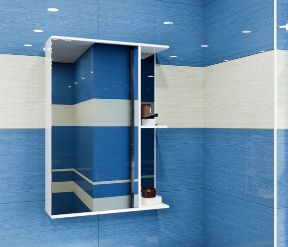 Зеркало-шкаф навесной без подсветки MIXLINE Стандарт-50 левый (525513)