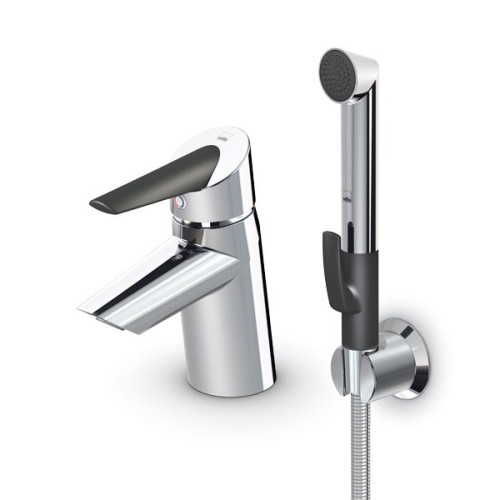 Смеситель для раковины с гигиеническим душем Oras Optima (Oras) Керамический картридж (2712F)