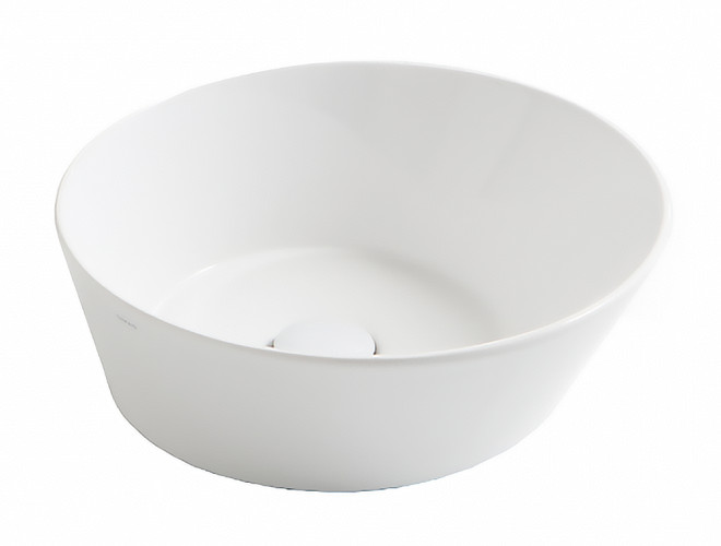 Раковина чаша SIMAS WAVE круглая 420х420х165, цвет белый (WA01 bi*0)