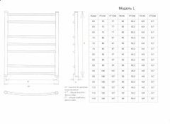 Полотенцесушитель водяной Двин форма лесенка 60х40, цвет Хром (4627086043590)