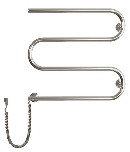 Полотенцесушитель электрический Двин HD M форма М-образная 60х60 цвет Хром (4627085362883)