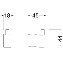 Крючок для полотенец Schein Swing 321