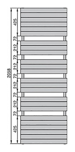 Полотенцесушитель Zehnder Nova Spa NOU-200-070