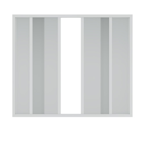 Шторка на ванну Creto Avalon 2.0 170х145 см четырёхстворчавая