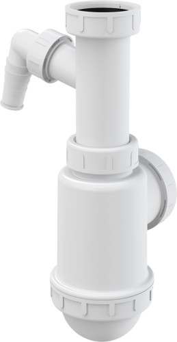 Сифон для мойки Alcadrain с накидной гайкой 6/4" и штуцером (A443P-DN50/40)