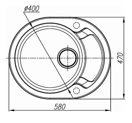 Кухонная мойка Dr. Gans Берта 25.040.B0580