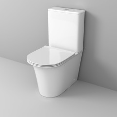 Унитаз Grossman Galaxy GR-4469S (610*365*830) напольный БЕЗОБОДКОВЫЙ с тонкой крышкой