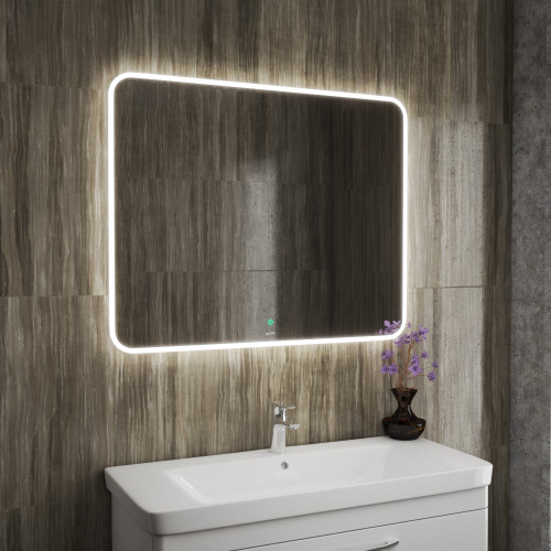 Зеркало OWL 1975 Skansen с LED подсветкой, 1000х800