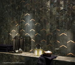 Плитка Marvel Dream Chevron Brasil Green 17x41,4 (0,422 кв.м)