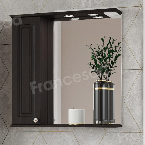 Шкаф-зеркало Francesca Империя 65 венге