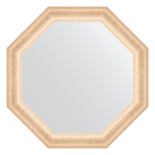 Зеркало настенное Octagon EVOFORM в багетной раме старый гипс, 75,2х75,2 см, BY 3771