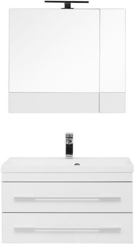 Мебель для ванной Aquanet Верона NEW 75 белый (подвесной 2 ящика)
