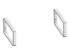 Хромированные консоли к умывальнику Ravak Classic 400 (B14000100P)