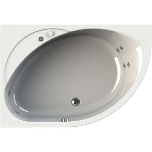 Акриловая ванна Radomir Wachter Мелани 140x95 форсунки Хром