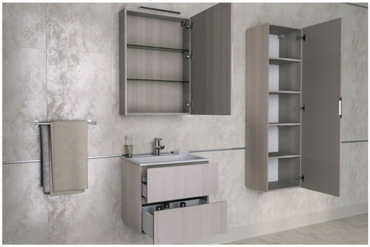 Тумба с раковиной Aquanet Алвита 70 ясень коимбра