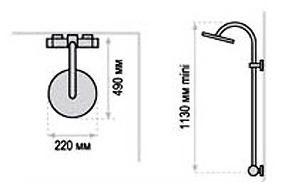 Душевая система Valentin Key Largo
